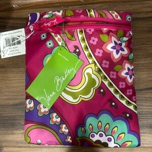 Vera Bradley tote in a pouch pink swirls